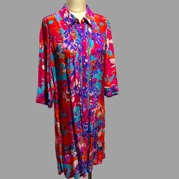 Soft Surroundings Colorful Mid-Length Dress or Duster - Picture 1 of 2